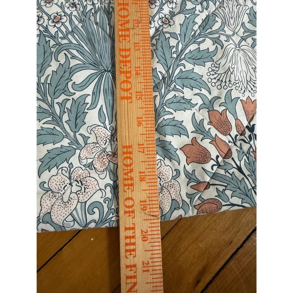 William Morris at home‎ blue floral print king size pillow cases